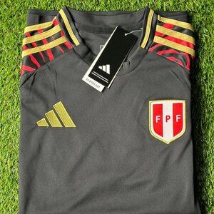 Adidas 2024 Mens Peru National Team Away Soccer Jersey Futbol